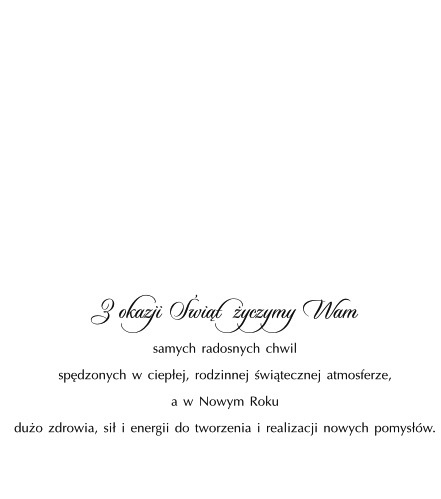 tekst kartkach świątecznych