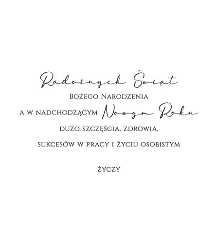 tekst świąteczny 315